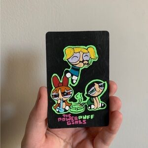 Hand painted powerpuff girls art